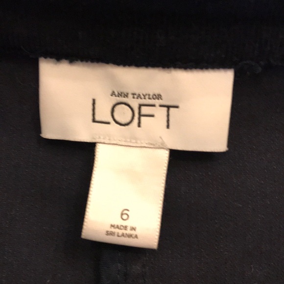 Ann Taylor Loft corduroy Jacket, Dark Blue size 6 - Picture 5 of 6